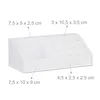 Relaxdays Make Up Organizer mit Schubladen, stapelbares Produktbild-Vorschau 5
