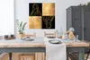 MuchoWow® Poster Alte Meister - Collage - Gold 100x100 cm - Produktbild-Vorschau 3