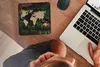 MuchoWow® Mauspad Mousepad Weltkarte - Pflanzen - Blumen Produktbild-Vorschau 3