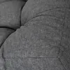 A close-up view of the textured fabric of a gray dog mattress. Náhled obrázku produktu
