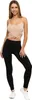 Hoch taillierte Leggings Überziehgamaschen Klassisch Weich Produktbild-Vorschau 5