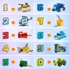 ASKSA Počet robotů Transformer Toys, 9 digitálních symbolů Náhled obrázku produktu 3