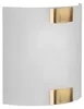 Trio - Wandleuchte PURA - Messing - 0x0x20 cm Produktbild-Vorschau 1