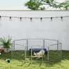 PawHut Welpenauslauf 60 cm Hoch, 8-TLG Hundelaufstall Produktbild-Vorschau 9