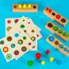 Montessori drevené farebné valcové závažia – vzdelávacie a Náhľad obrázku produktu 17