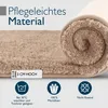 Beautissu Badematte rutschfest BeauMare FL, 100x60cm, Natur Produktbild-Vorschau 4