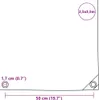 vidaXL Telone 650 g/m² 2,5 x 3,5 m Bianco Anteprima dell’immagine prodotto 5