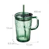 Relaxdays Trinkgläser 2er Set, Getränkebecher mit Deckel & Produktbild-Vorschau 4