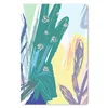 MuchoWow® Mauspad Mousepad Sommer - Grün - Pflanze 18x27 cm Produktbild-Vorschau 1