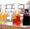Lawei 4 Stück Wasserkaraffe Glas Wasserkrug 1Liter Produktbild-Vorschau 6
