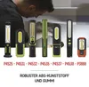 LED + COB LED aufladbare Arbeitsleuchte P4531, 400 lm, 2000 mAh Náhľad obrázku produktu
