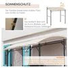 Grillpavillon mit 10 Haken, Gartenpavillon Stahlrahmen Produktbild-Vorschau 6