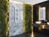 A modern bathroom with a vertical garden wall and a marble countertop. Náhled obrázku produktu