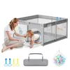LZQ Laufstall Baby 127x127cm, Laufgitter Baby Absperrgitter Produktbild-Vorschau 14