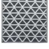 vidaXL Outdoor-Teppich ARAKIL Schwarz 120x180 cm PP Produktbild-Vorschau 5
