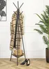 Wieszak na płaszcze Loft 49x49x179 cm czarno-brązowy Podgląd zdjęcia produktu 8