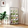 Outsunny 3-Etagen Pflanzenständer mit Haken, Blumenständer Produktbild-Vorschau 7