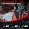 A person wearing gloves is holding a cordless impact wrench, with a graphic overlay showing speed control and RPM. Voir les images du produit
