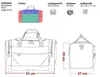 Sporttasche groß Herren Damen Saunatasche Reisetasche Produktbild-Vorschau 9