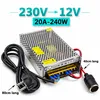 A15C Schaltnetzteil Netzteil Adapter 230V auf 12V DC 20A Produktbild-Vorschau 2
