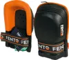 A pair of black and orange knee pads are displayed against a white background. Anteprima dell’immagine prodotto