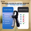 Pulver Handtrainer Unterarmtrainer 10–60 kg | Edelstahl Produktbild-Vorschau 7