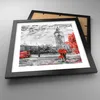 Gerahmtes Poster - Schwarzer Rahmen - London Bus - 30x30 cm Produktbild-Vorschau 3