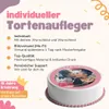 Tortenaufleger essbar individuell Einschulung 20cm Fondant Produktbild-Vorschau 2