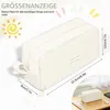 Peračník, velký, béžový, s 3 přihrádkami. Peračník z Náhled obrázku produktu 5