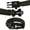 Survival náramok paracord 5v1 kompas kresadlo píšťalka Náhľad obrázku produktu 1