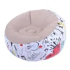 Puf BeanBag wzór Doodle XL 120 x 70 cm biały, pokryty PVC, Podgląd zdjęcia produktu 10