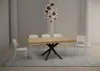 Ausziehbarer Tisch 90x90/194 cm Clerk Premium Produktbild-Vorschau 3