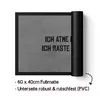 Ich atme ein Ich raste aus Fußmatte Geschenk Büro Produktbild-Vorschau 2