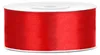 Wstążka satynowa 25 mm x 25 m Czerwona Náhled obrázku produktu 11