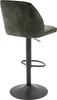 Barhocker OTTAWA BAR Barstuhl Velour Optik olive Produktbild-Vorschau 6