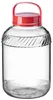 KADAX, tarro de vidrio de 10 litros con tapa y asa, ideal Vista previa de la imagen del producto 4