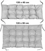 Two grey cushions of different sizes are displayed against a white background. Náhľad obrázku produktu
