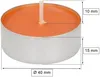 KOTARBAU® 6er Pack Duftkerzen Teelichter Cinnamon-Orange Produktbild-Vorschau 2