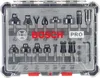 PRO Nutfräser- Set, gemischt, Schaft 8 mm, 15-tlg Produktbild-Vorschau 2