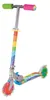 Rainbow Scooter z świecącymi kołami – kolorowa hulajnoga Podgląd zdjęcia produktu 1