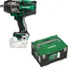 A HiKOKI cordless impact wrench and its storage case are shown against a white background. Voir les images du produit