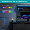 EUREKA ERGONOMIC Schreibtisch Stecktafel mit Dual Monitor Produktbild-Vorschau 5