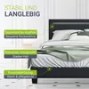 Juskys Polsterbett Paris 140 x 200 cm Kunstleder mit LED & Produktbild-Vorschau 5