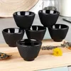 Vilde | Filiżanki do herbaty - Czarne - 60 ml - 6 sztuk - Podgląd zdjęcia produktu 3