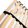 Close-up view of a wooden bed frame with a black strap. Náhľad obrázku produktu