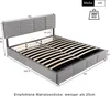 Okwish čalouněná postel 160x200 cm, s laťkovým roštem a Náhled obrázku produktu 6