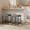 EUGAD Sitzhocker Schminkhocker, Badhocker Badezimmerhocker Produktbild-Vorschau 8