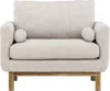 FURNLUX Sessel Olympos Grau Und Eiche 109cm / Hauptfarbe: Produktbild-Vorschau 2