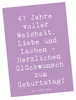 Mr. & Mrs. Panda Postkarte Spruch 47. Geburtstag - Produktbild-Vorschau 1