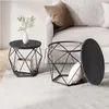 Relaxdays Couchtisch, 2er Set, Holzoptik & Metall, Produktbild-Vorschau 4